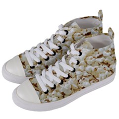 Popcorn Women s Mid-top Canvas Sneakers by TheAmericanDream