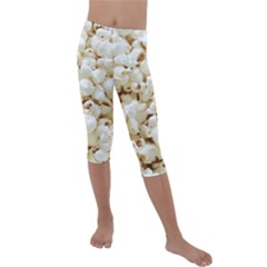 Popcorn Kids  Lightweight Velour Capri Leggings 