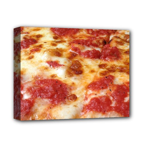 Pizza Deluxe Canvas 14  X 11  (stretched) by TheAmericanDream