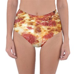 Pizza Reversible High-waist Bikini Bottoms by TheAmericanDream