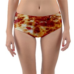 Pizza Reversible Mid-waist Bikini Bottoms by TheAmericanDream