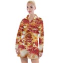 Pizza Women s Long Sleeve Casual Dress View1