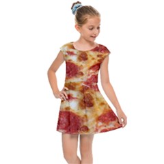 Pizza Kids  Cap Sleeve Dress