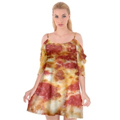 Pizza Cutout Spaghetti Strap Chiffon Dress by TheAmericanDream