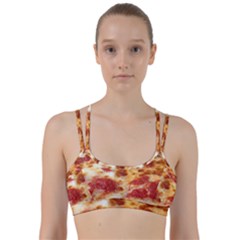 Pizza Line Them Up Sports Bra by TheAmericanDream