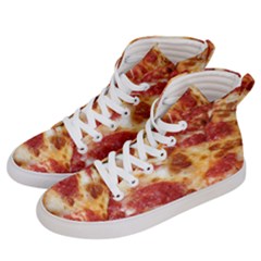 Pizza Men s Hi-top Skate Sneakers by TheAmericanDream