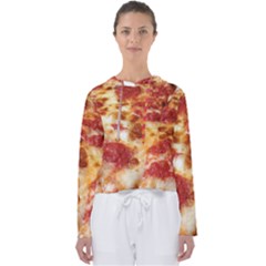 Pizza Women s Slouchy Sweat by TheAmericanDream