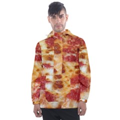 Pizza Men s Front Pocket Pullover Windbreaker