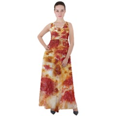 Pizza Empire Waist Velour Maxi Dress