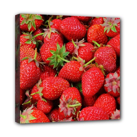 Strawberries Mini Canvas 8  X 8  (stretched)