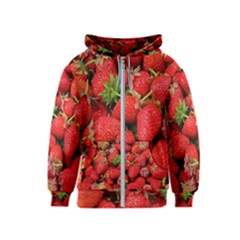 Strawberries Kids  Zipper Hoodie