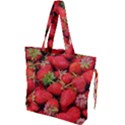 Strawberries Drawstring Tote Bag View1