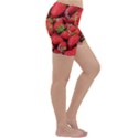 Strawberries Lightweight Velour Yoga Shorts View3