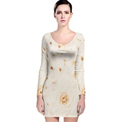 Burrito Long Sleeve Velvet Bodycon Dress by TheAmericanDream