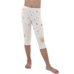 Burrito Kids  Lightweight Velour Capri Leggings 