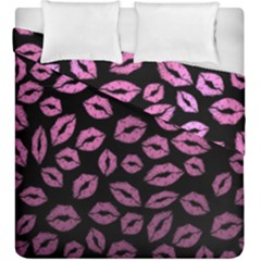 Pink Kisses Duvet Cover Double Side (king Size) by TheAmericanDream