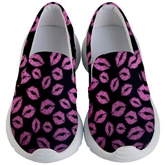 Pink Kisses Kids  Lightweight Slip Ons