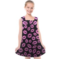 Pink Kisses Kids  Cross Back Dress by TheAmericanDream