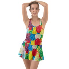 Gummy Bear Ruffle Top Dress Swimsuit by TheAmericanDream