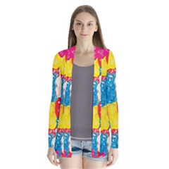 Gummy Bear Drape Collar Cardigan by TheAmericanDream