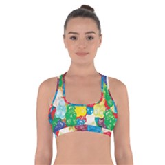 Gummy Bear Cross Back Sports Bra by TheAmericanDream