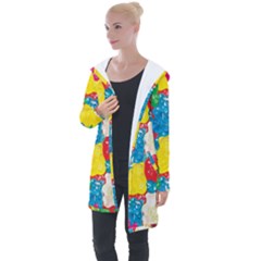 Gummy Bear Longline Hooded Cardigan