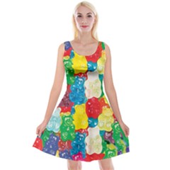 Gummy Bear Reversible Velvet Sleeveless Dress