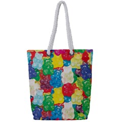 Gummy Bear Full Print Rope Handle Tote (small) by TheAmericanDream