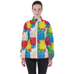 Gummy Bear Women s High Neck Windbreaker