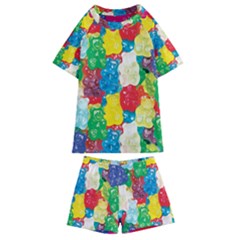 Gummy Bear Kids  Swim Tee And Shorts Set