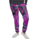 Fuchsia and Gray Snakeskin Men s Jogger Sweatpants View1