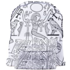 Egyptian Hieroglyphics History Seb Giant Full Print Backpack by Pakrebo