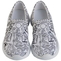 Egyptian Hieroglyphics History Seb Kids  Lightweight Slip Ons