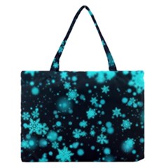 Background Black Blur Colorful Zipper Medium Tote Bag by Pakrebo