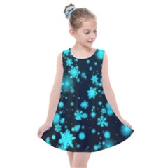 Background Black Blur Colorful Kids  Summer Dress by Pakrebo