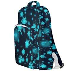 Background Black Blur Colorful Double Compartment Backpack