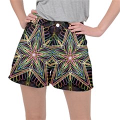 Star Mandala Pattern Design Doodle Ripstop Shorts