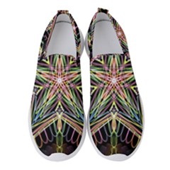 Star Mandala Pattern Design Doodle Women s Slip On Sneakers