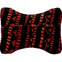 Background Abstract Red Black Velour Seat Head Rest Cushion View2