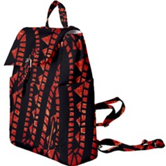 Background Abstract Red Black Buckle Everyday Backpack