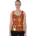 Abstract Background Pattern Doodle Velvet Tank Top View1