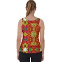 Abstract Background Pattern Doodle Velvet Tank Top View2