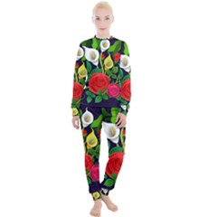 Flowers Charter Flowery Bouquet Women s Lounge Set by Pakrebo