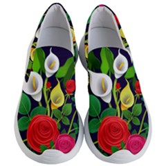 Flowers Charter Flowery Bouquet Women s Lightweight Slip Ons by Pakrebo