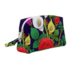 Flowers Charter Flowery Bouquet Wristlet Pouch Bag (medium)