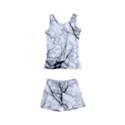 Forest Trees Silhouette Tree Kids  Boyleg Swimsuit View1