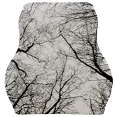 Forest Trees Silhouette Tree Car Seat Velour Cushion 