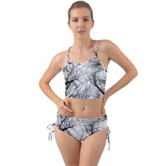 Forest Trees Silhouette Tree Mini Tank Bikini Set by Pakrebo