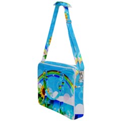 Sunflower And Rainbow Ocean Bokeh Cross Body Office Bag by Pakrebo