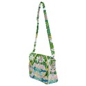 Graphic Easter Easter Basket Spring Shoulder Bag with Back Zipper View2